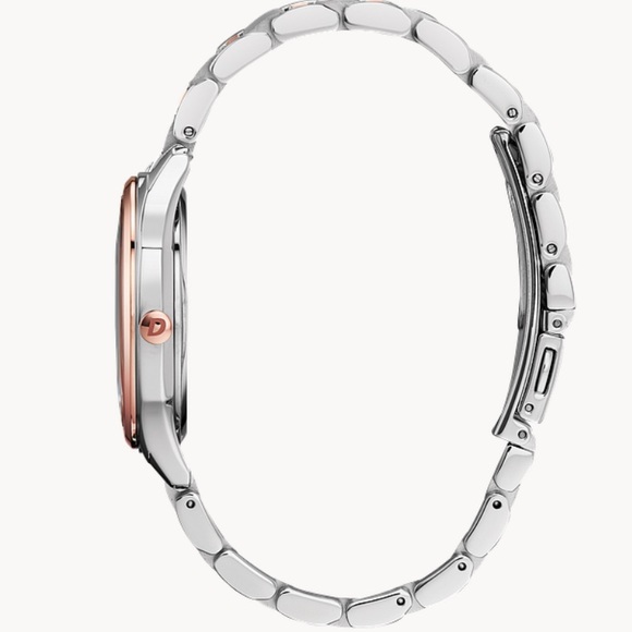 Citizen Eco-drive women’s two tone watch silver & rose gold - Picture 7 of 11